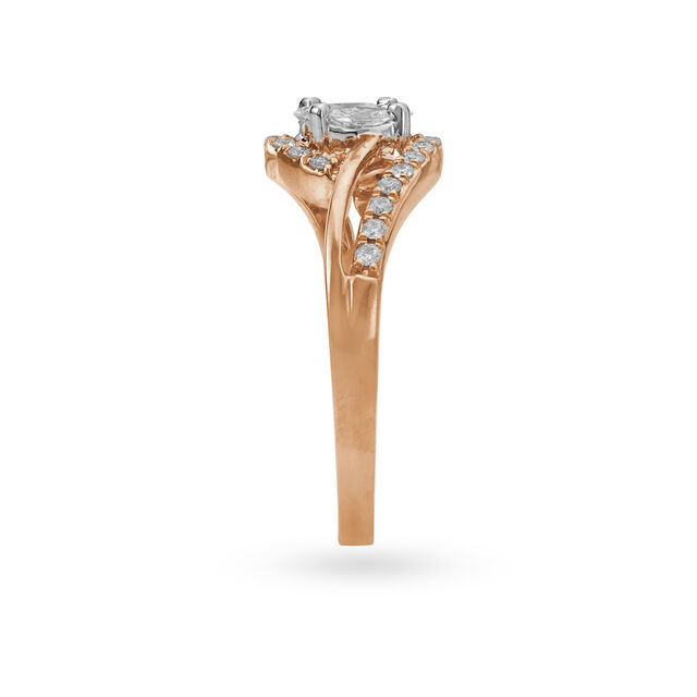 Fashionable Flowerbud Diamond Ring,,hi-res image number null