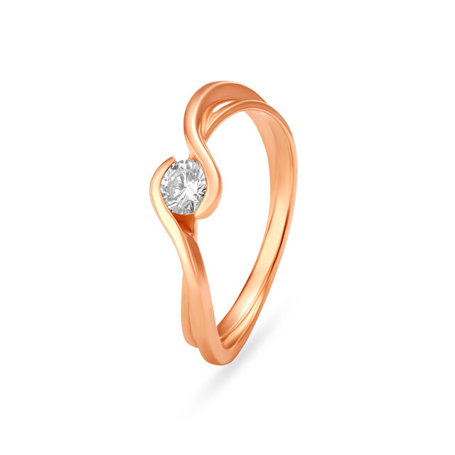 Sleek Diamond Finger Ring,,hi-res image number null