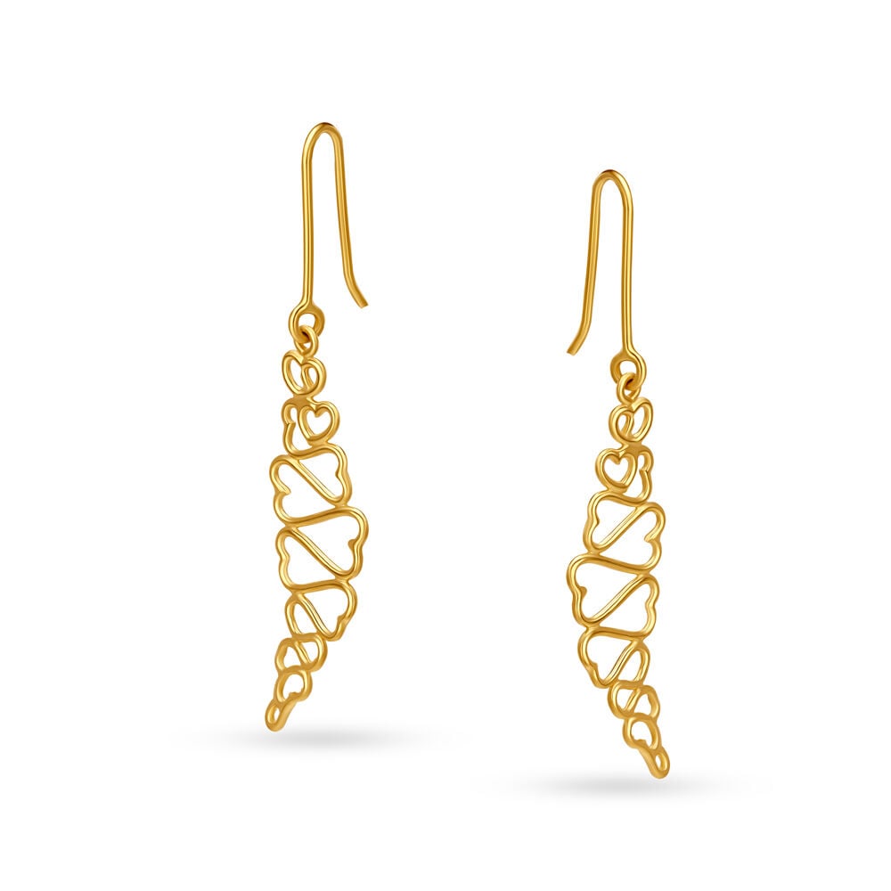 Diamond-Cut Mini Gold Hoop Earrings | La Kaiser