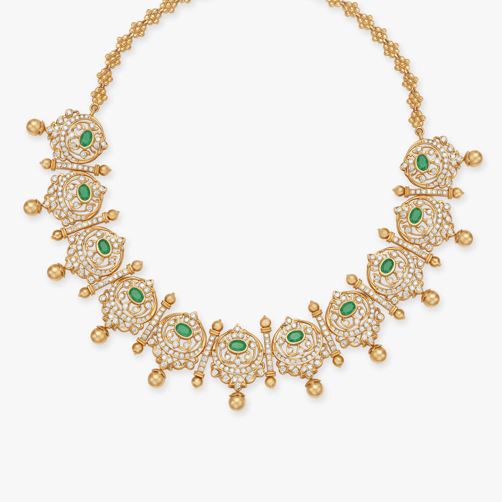 Tanishq emerald pendant store