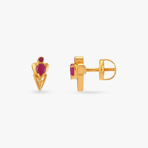 Bold Geometry Stud Earrings