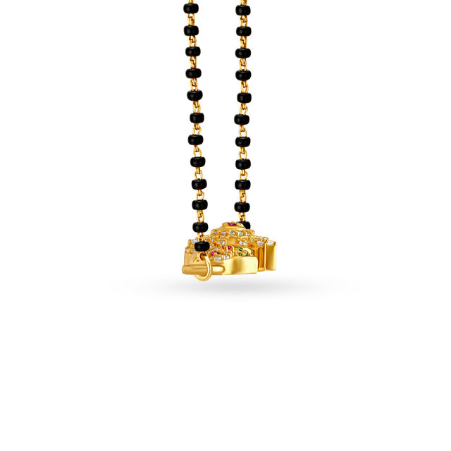 Traditional Bridal Gold Mugappu,,hi-res image number null