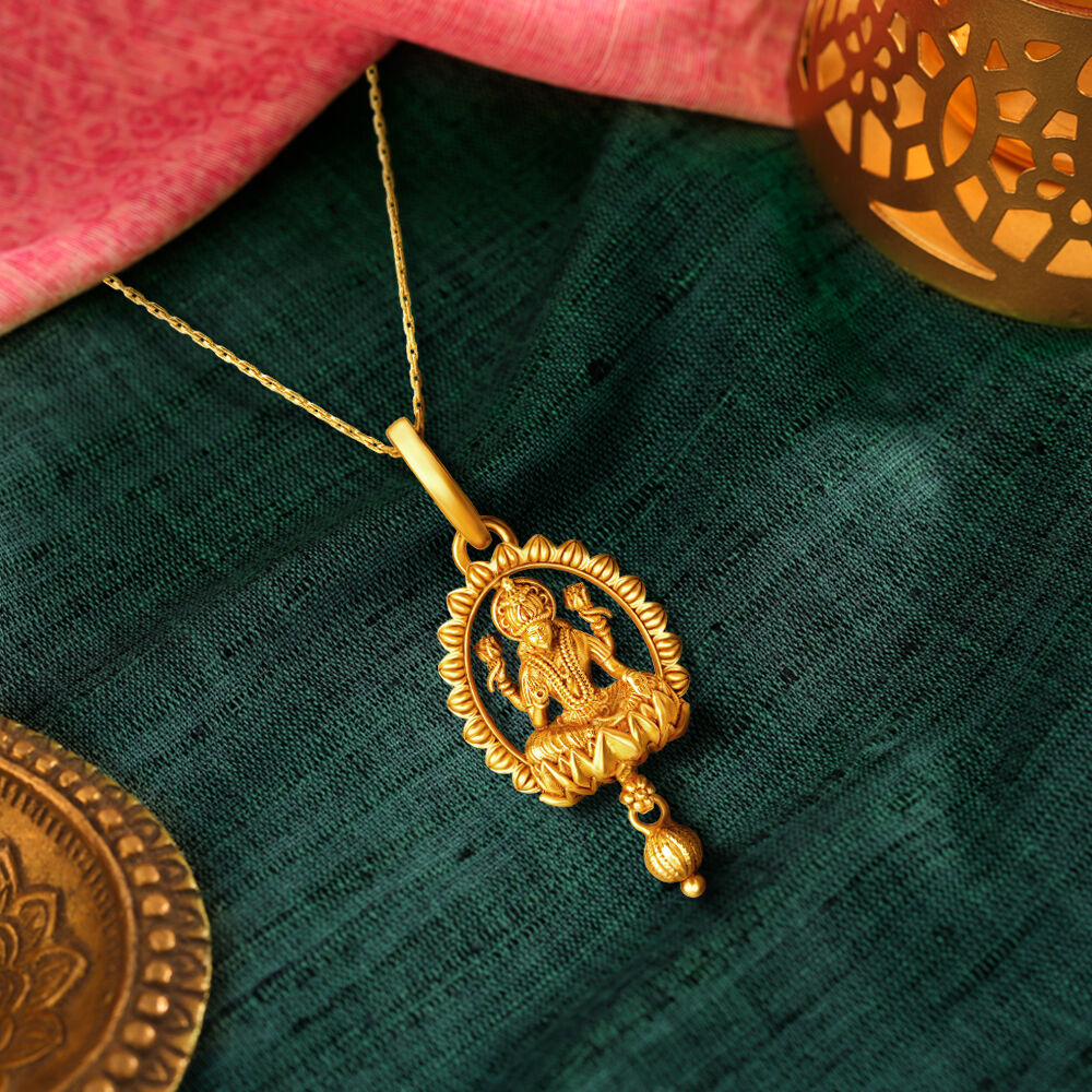 Gold pendant top for women's tanishq