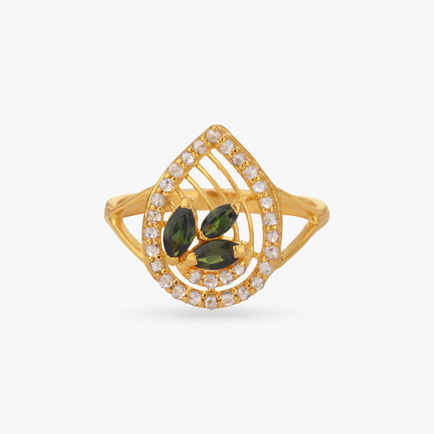 Forest Dew Gold Ring