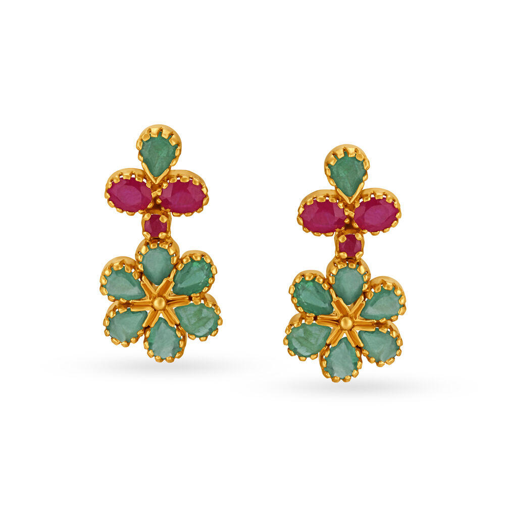 Emerald jewellery tanishq new arrivals