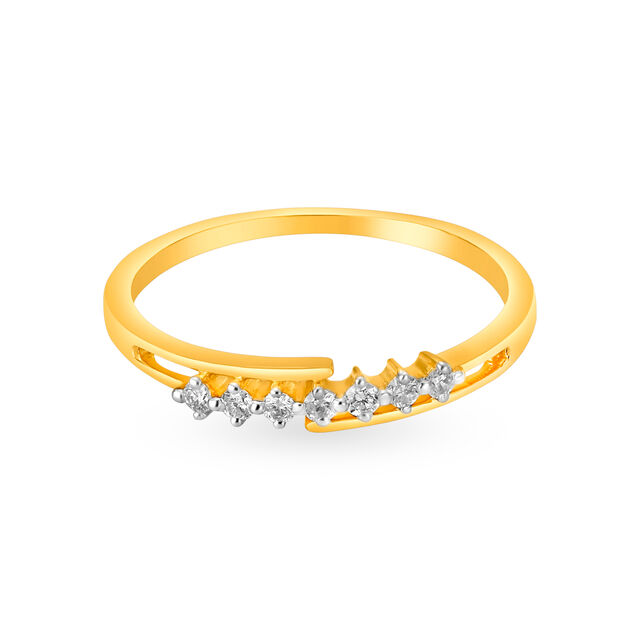 Minimal Diamond Finger Ring,,hi-res image number null
