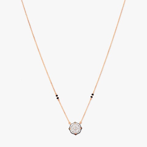 Crown Bloom Diamond Mangalsutra
