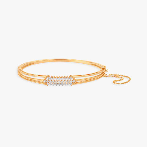 Graceful Allure Diamond Bangle