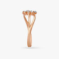 Graceful Crossover Diamond Ring,,hi-res image number null