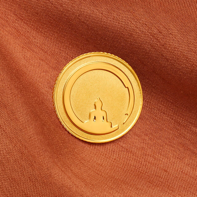 Lord Buddha Gold Coin,,hi-res image number null