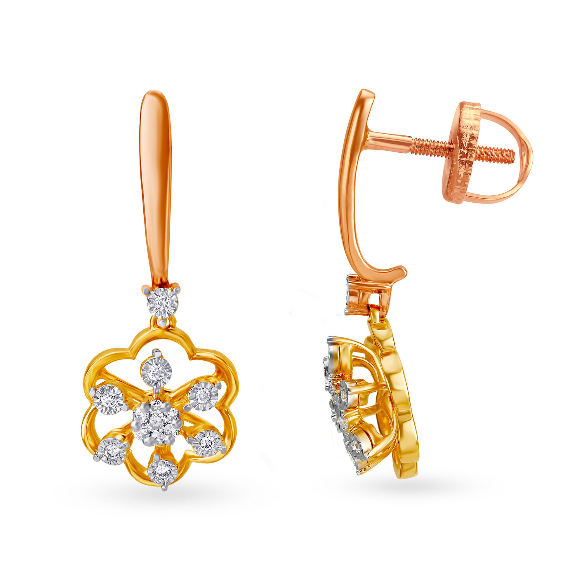 Diamond bali hot sale by tanishq