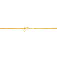 18KT Yellow Gold Textured Flat Gold Chain,,hi-res image number null