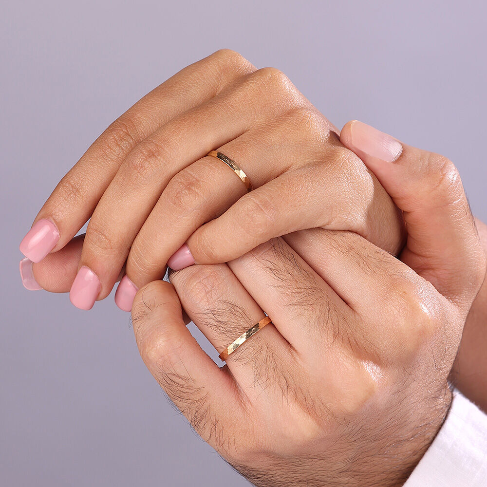 Plain couple rings discount
