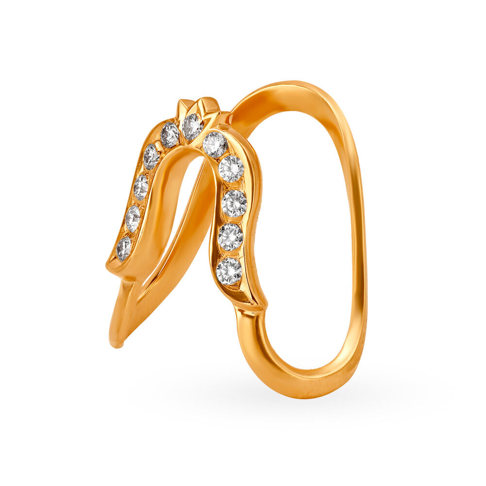 Mango Design Finger Ring Impon Gold Design Stone Ring Imitation Jewellery  One Gram Gold Vanki Ring Vangi Ring Pathanapu Ring