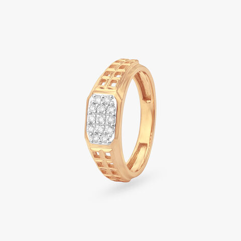 Regal Matrix Diamond Ring for Men