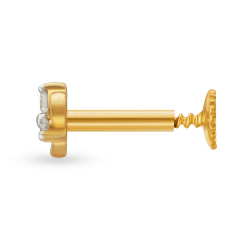 Petite Blossom Diamond Nose Pin