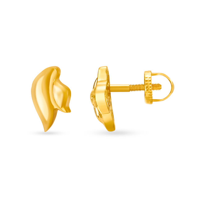 22 Karat Gold Stud Earrings,,hi-res image number null