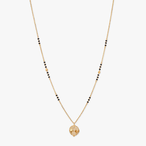 Geometric Filigree Gold Mangalsutra