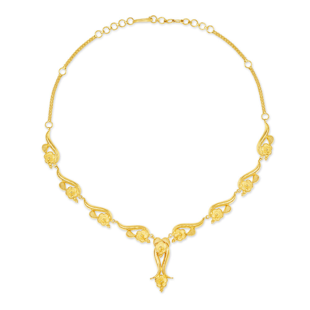 Gold necklace and price online