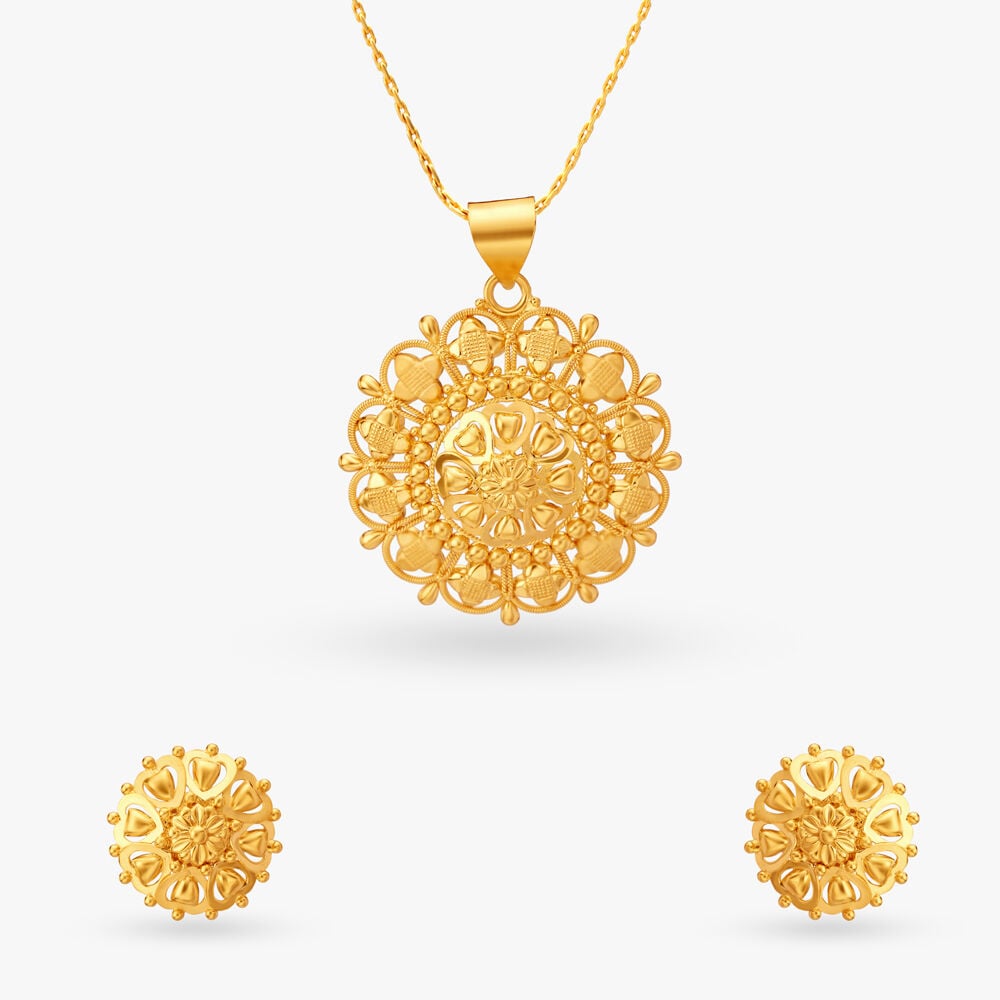 Tanishq gold long necklace sales