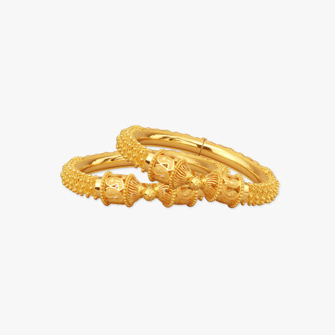 Bengal Glory Solid Bala Gold Bangles