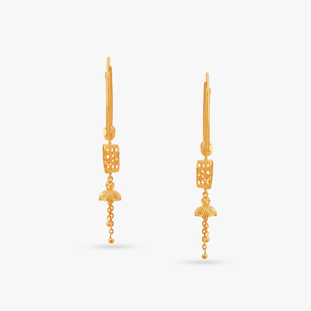 Glinting Rajkot Bali Hoop Earrings,,hi-res image number null