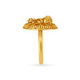 Shimmering Goddess Laxmi Gold Finger Ring,,hi-res image number null