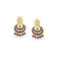 Resplendent Gold Crescent Necklace Set for the Contemporary Bride,,hi-res image number null