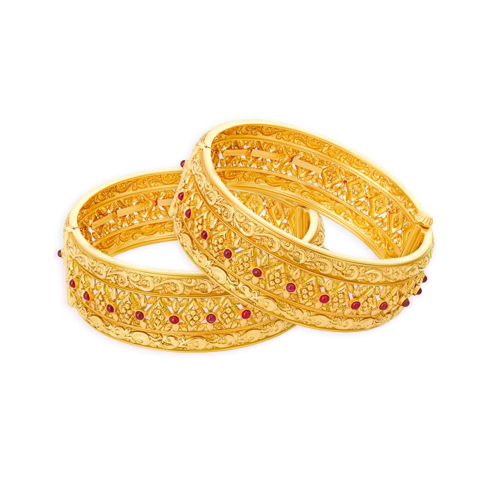 Tanishq gold bangle price store