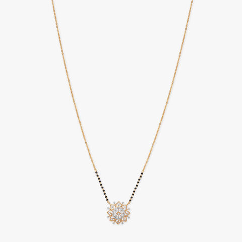 Medallion Spark Diamond Mangalsutra