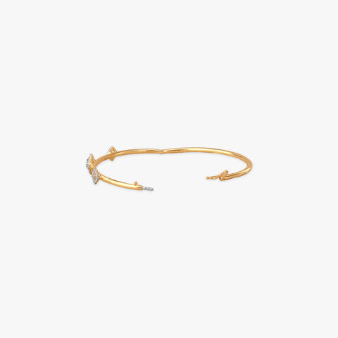 Trio Charm Diamond Bangle