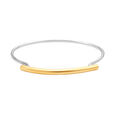 Elegant Bangle in a combination of Yellow and White Gold,,hi-res image number null