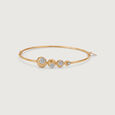 Moon Dance 14 KT Diamond Bangle,,hi-res image number null