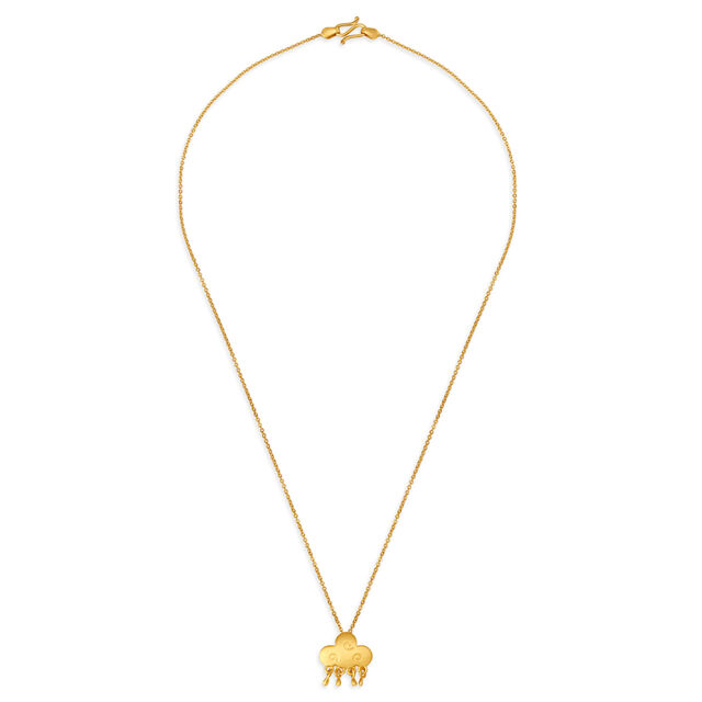 Pretty Cloud Pendant with Chain for Kids,,hi-res image number null