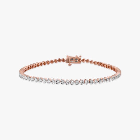 Heart Rhythm Diamond Bracelet