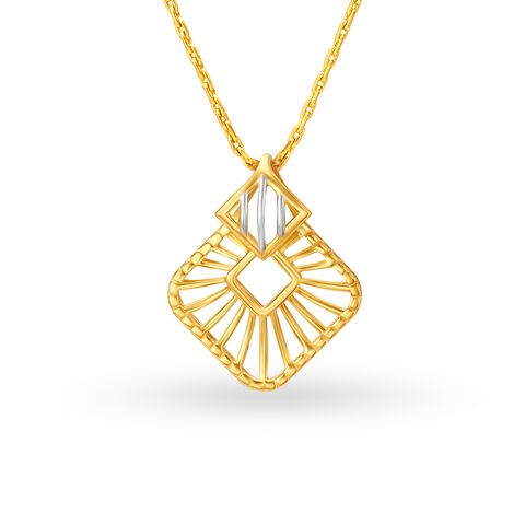 Surreal Gold Pendant