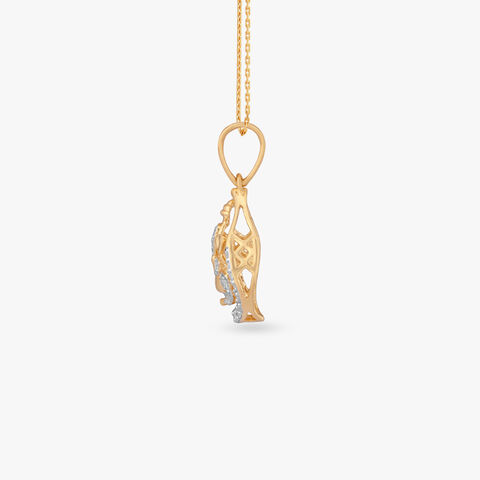 Divine Ganesh Diamond Pendant