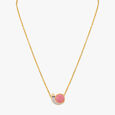Serene Snail Pendant with Chain for Kids,,hi-res image number null