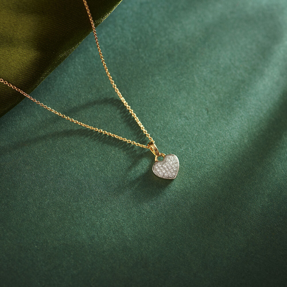 Tanishq heart pendant deals
