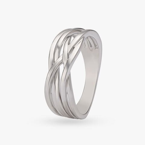 Snazzy Platinum Ring