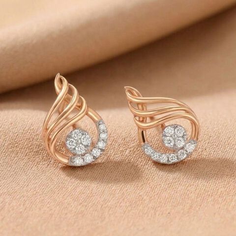 Enduring Beauty Diamond Stud Earrings