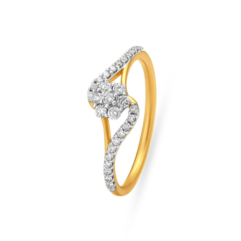 Tanishq engagement ring shop female