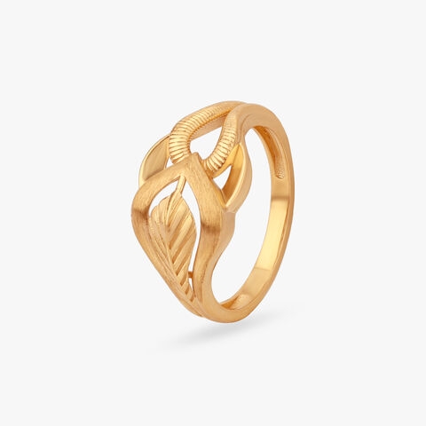 Bold Twin Gold Ring