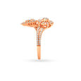 Mystical Floral Gold and Diamond Finger Ring,,hi-res image number null