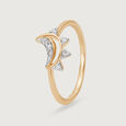 Celestial Harmony 14 KT Diamond Finger Ring,,hi-res image number null