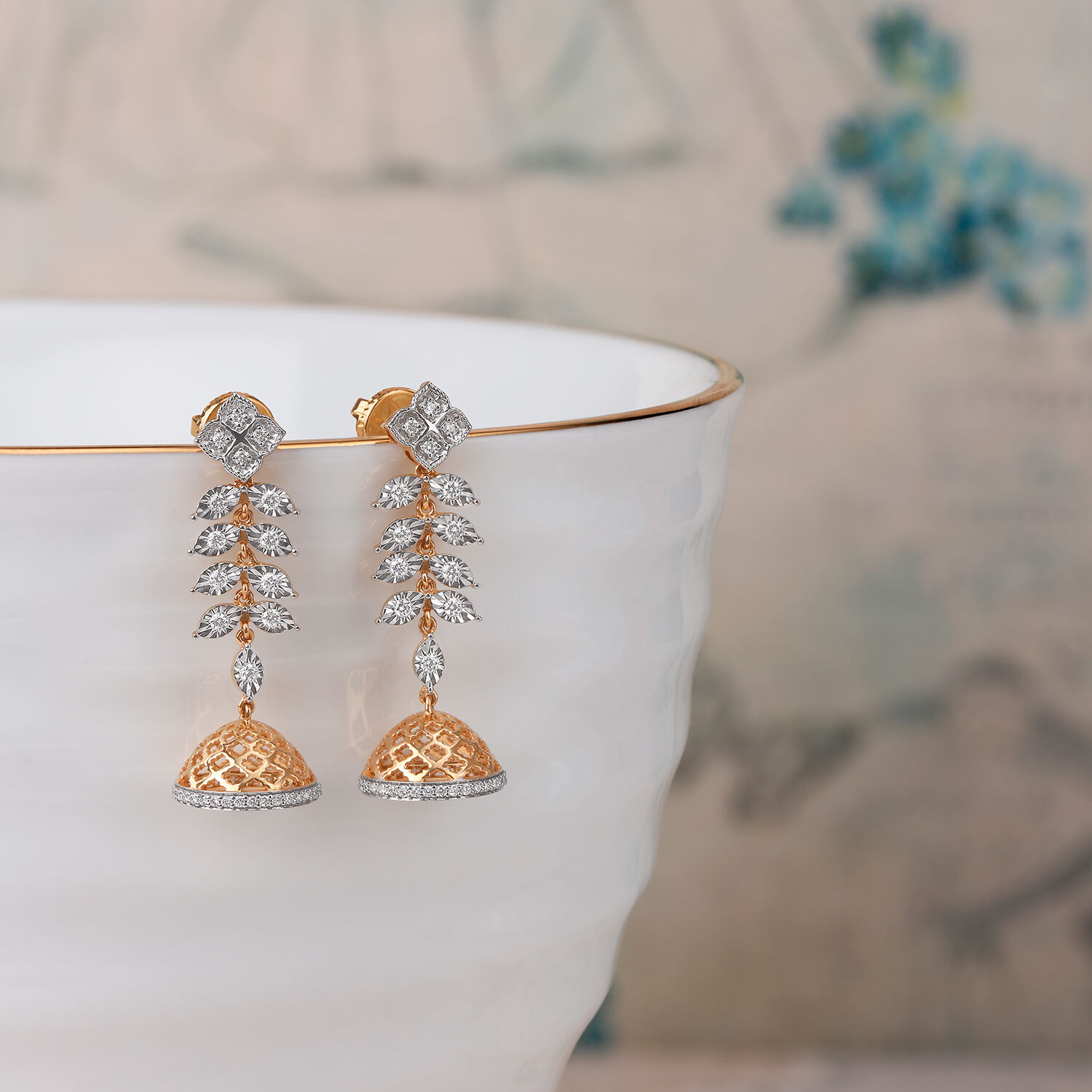 Diamond jhumka earrings clearance tanishq with price