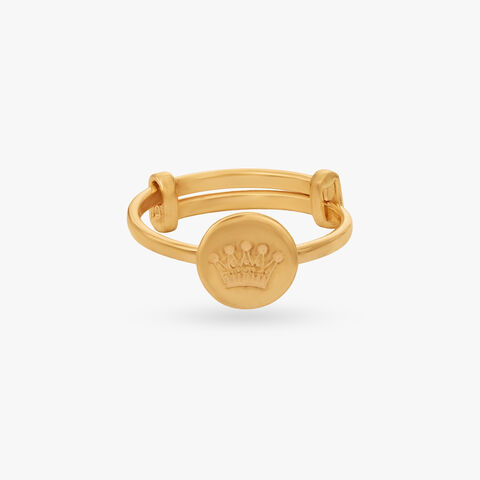 Tiny Monarch Gold Ring for Kids