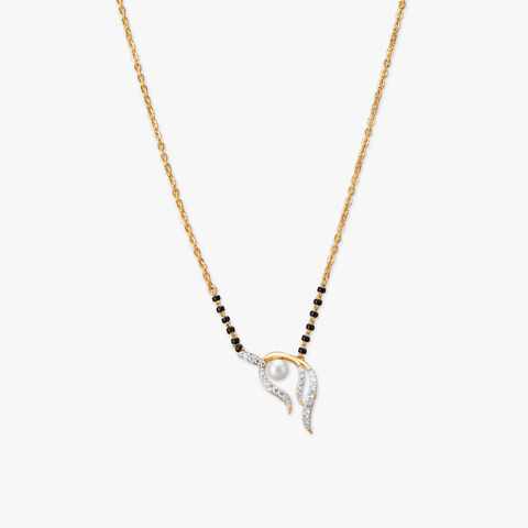 Luminous Twist Diamond Mangalsutra