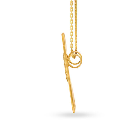 Spiritual Gold Traditional Thali Pendant