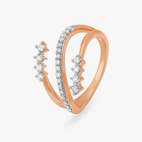 Twists & Curves Diamond Ring